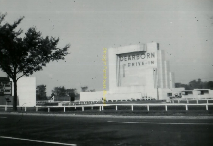 Dearborn Drive-In Theatre - Old Photo From Michigan Driveins (newer photo)